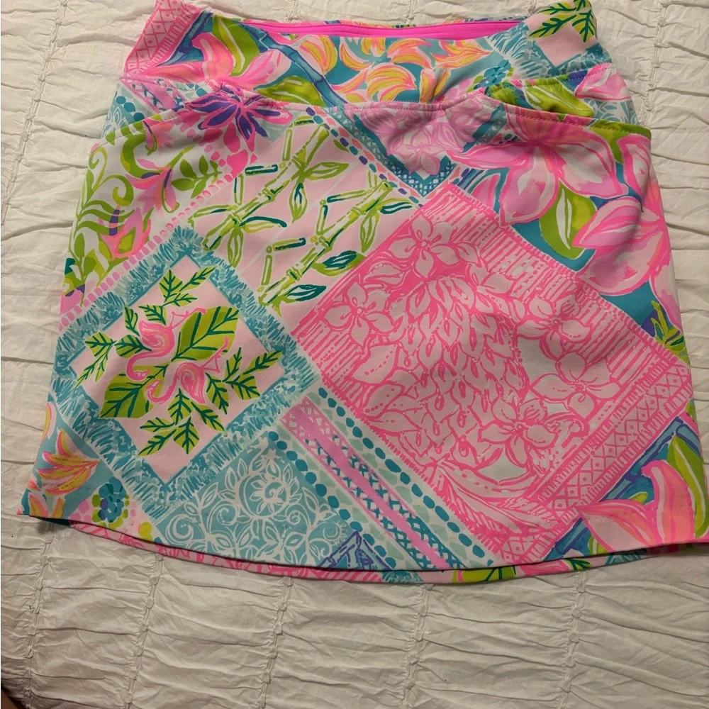 This Lilly Pulitzer Luxletic Monica Golf Skort - Picture 1 of 3